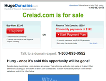 Tablet Screenshot of creiad.com
